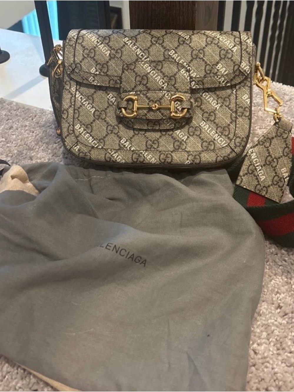 Bag Beige Monogram crossbody